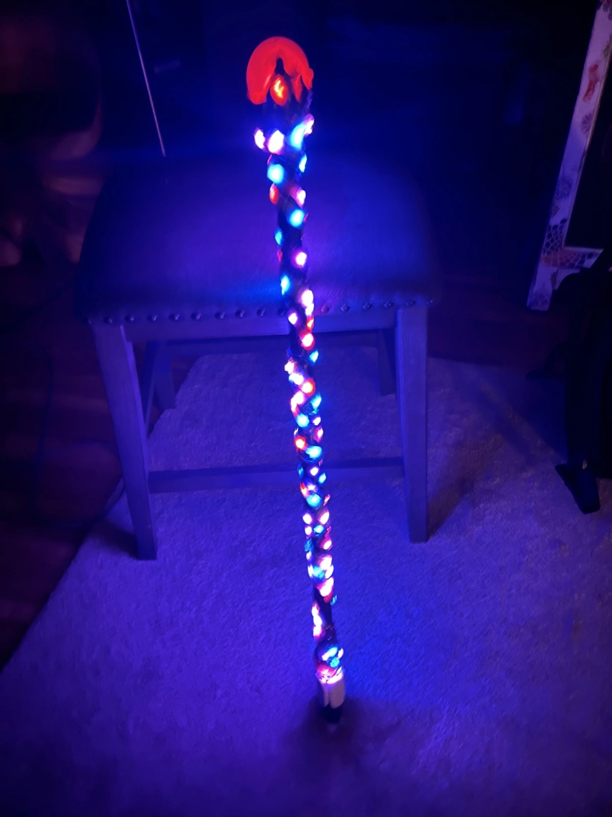 Illuminated art piece by Miss E