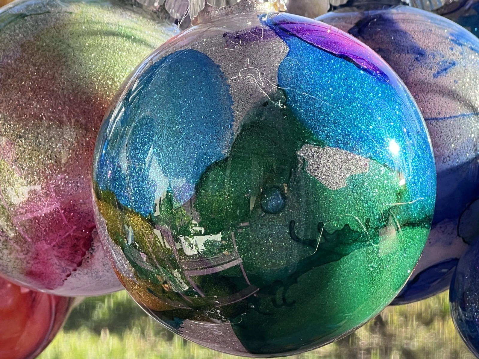 More painted ornaments