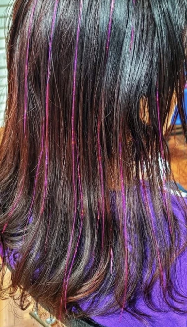 Brown with pink