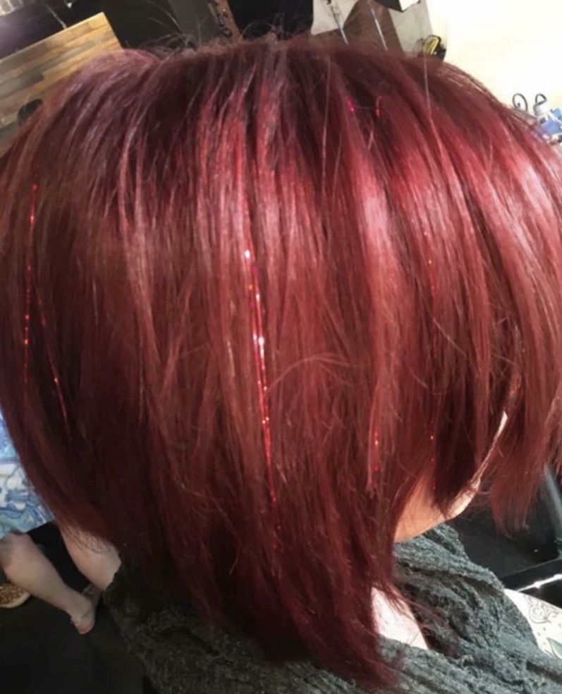 Red with red